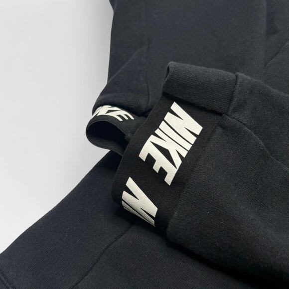 Nike Black Full Zip Hoodie Logo Sleeve Athletic Jacket Men’s XL - Picture 4 of 7